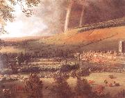 Landscape with Rainbow, Henley-on-Thames ar